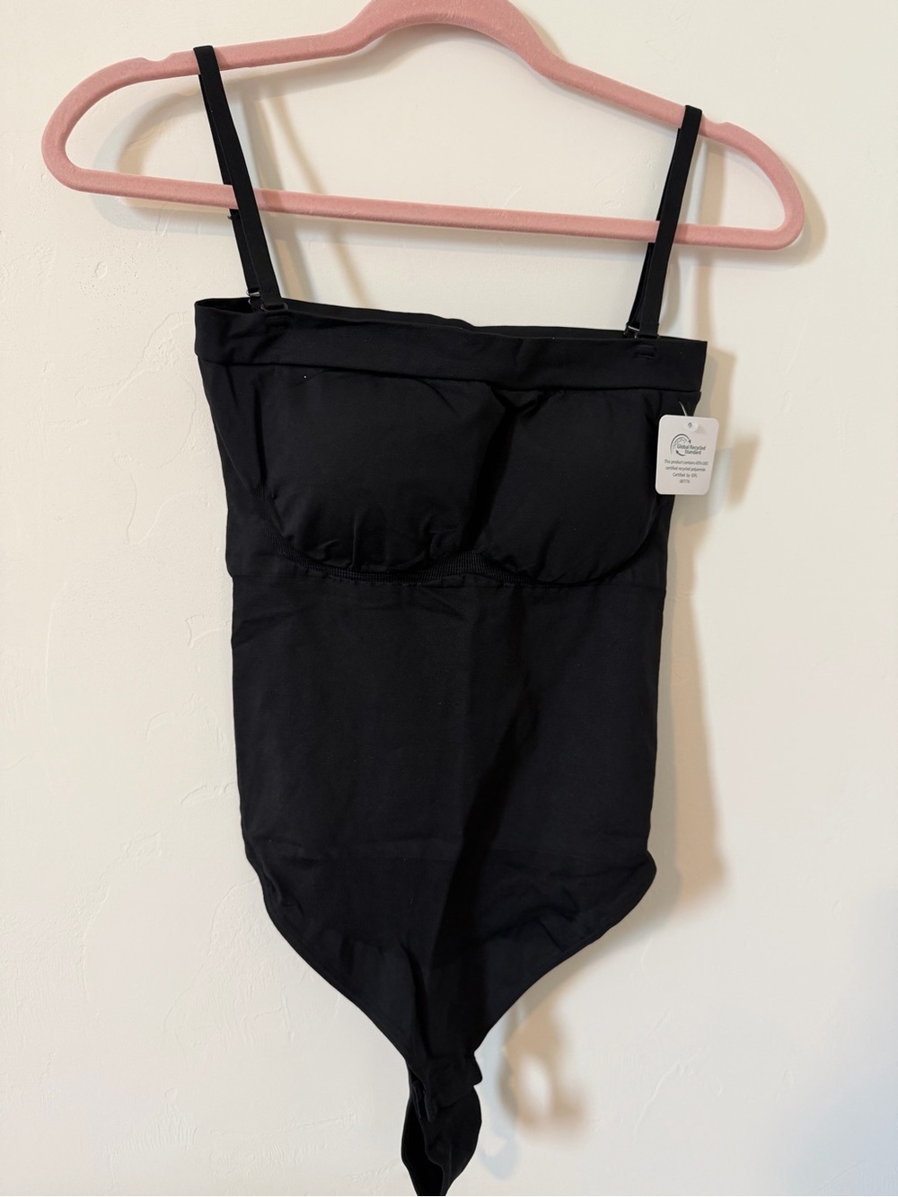 Women's Black Lightweight Shapewear Thong - Tummy Control & Lift - Picture 3 of 4